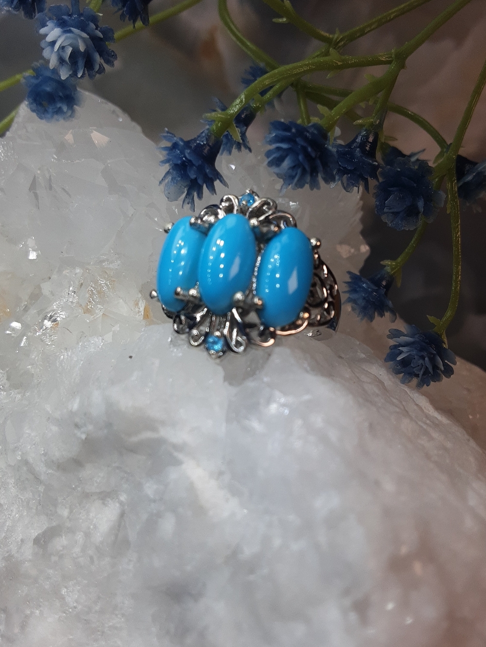 925 Sleeping Beauty Turquoise Ring. PRICE IS FIRM.